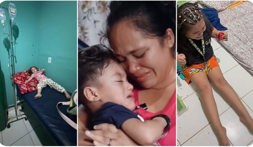 “Sou julgada por não desistir dos meus filhos”. Mãe de 3 filhos com deficiência, Deisiane está exausta e implora por ajuda!