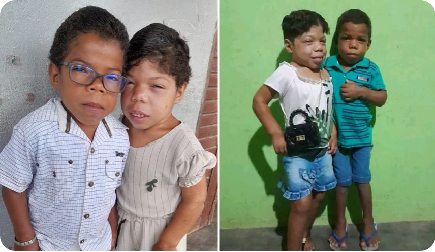Crianças de família humilde, com nanismo e doença rara que faz com que pareçam mais velhas, sofrem preconceito e precisam de ajuda