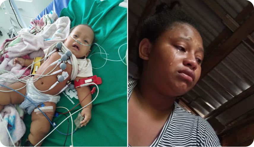 Equipe médica esquece cateter dentro de corpo de recém-nascida e mãe luta por justiça e cirurgia para salvar sua filha