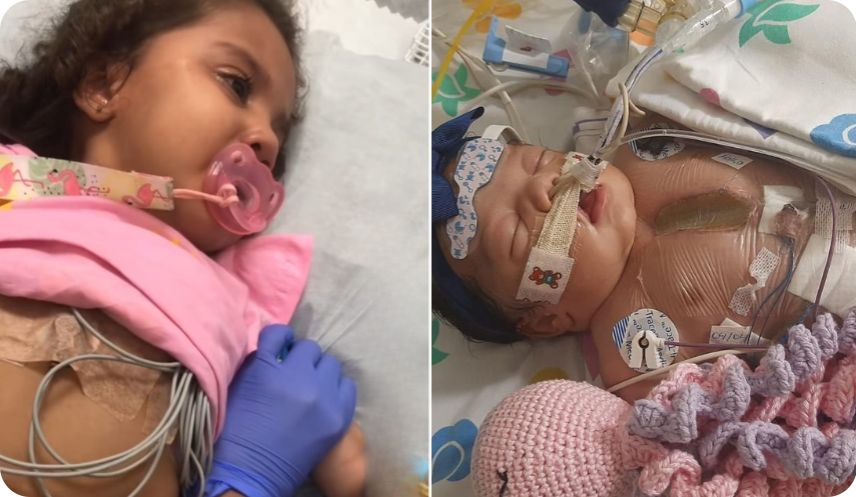 Criança com metade do coração pode morrer se não operar em 15 dias!