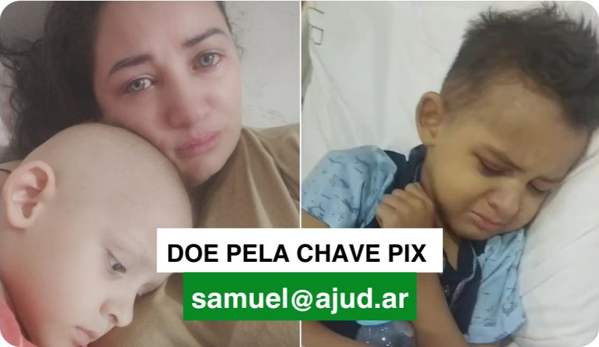 Hospital desiste de tratar filho com câncer, e mãe se desespera! Precisa de ajuda para se manter em outro estado durante novo tratamento