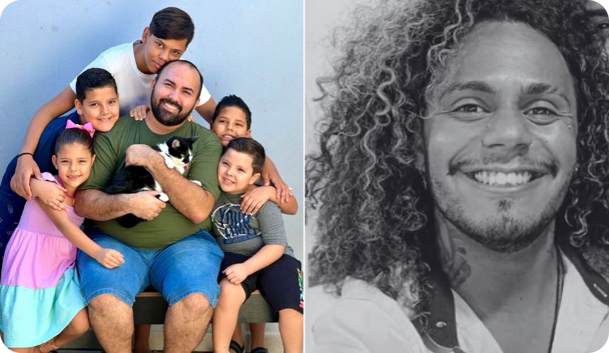 Marido do Daniel morreu de dengue hemorrágica e ele ficou sozinho com os 5 filhos adotivos. Ele precisa da nossa ajuda