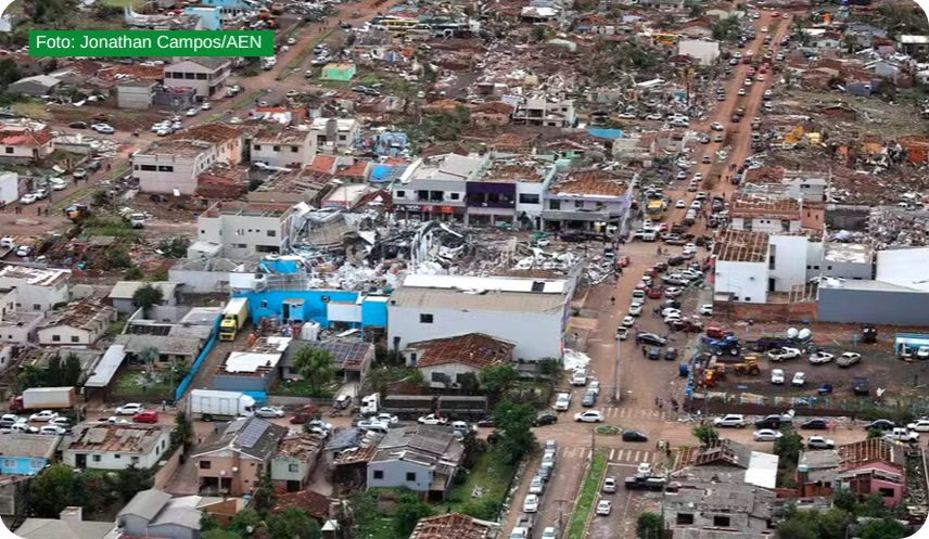 SOS Paraná: ajude as famílias atingidas pelos tornados que devastaram o Paraná