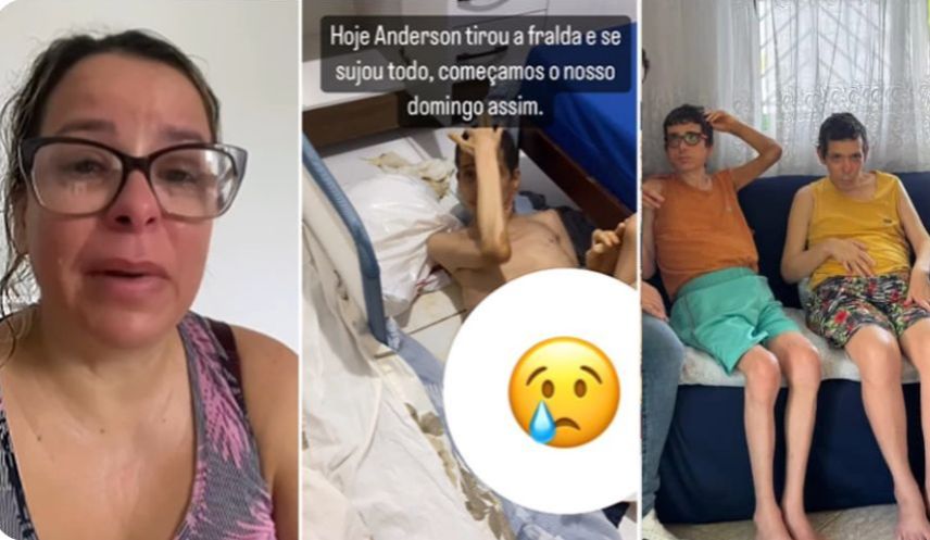 Irmã que cuida sozinha dos irmãos autistas severos de 47 e 45 anos implora por ajuda: 