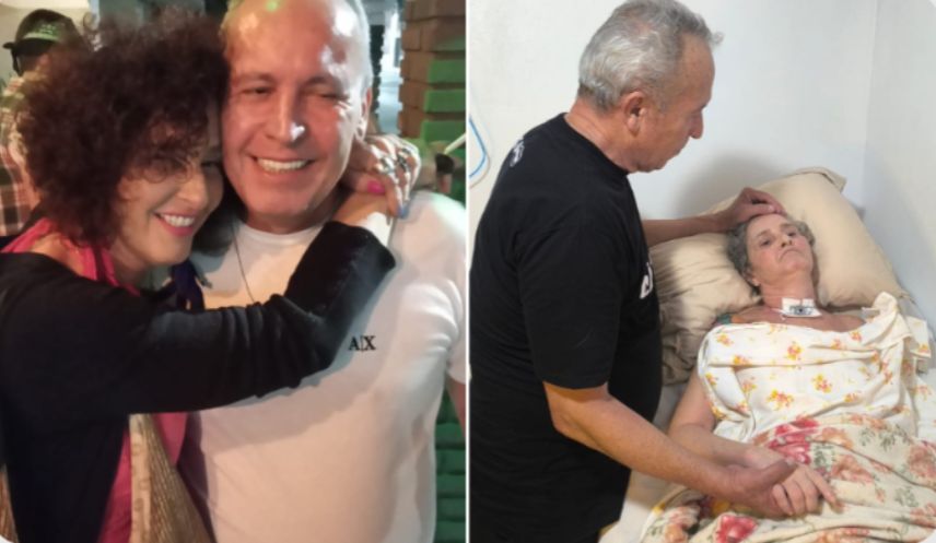 Após esposa perder a fala e os movimentos do corpo em 3 meses, marido larga tudo para cuidar dela