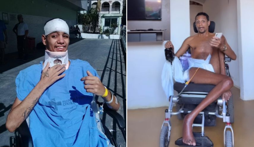 Após sofrer convulsão na moto, Robert sofre acidente e fica paraplégico: precisa de ajuda para custear cuidados e se manter
