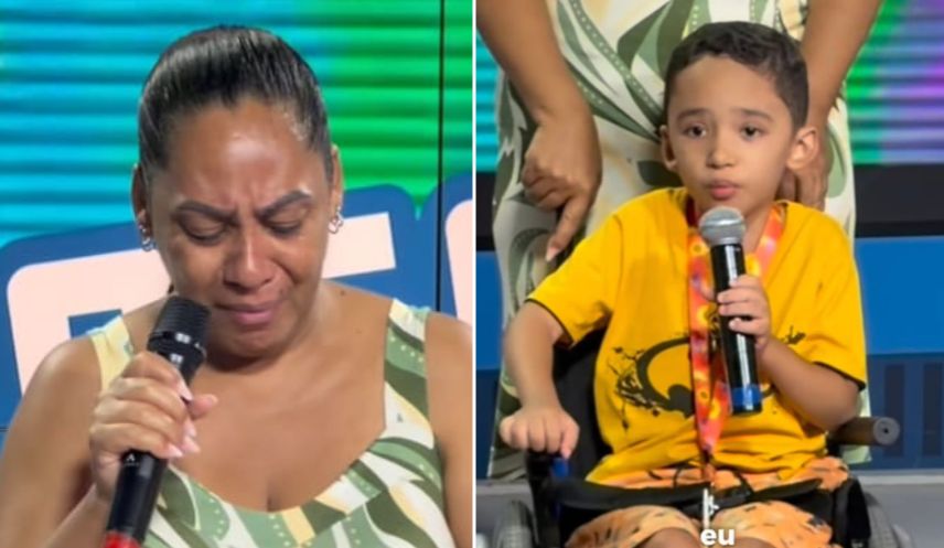 Desesperada, mãe implora por ajuda após filho de 6 anos parar de andar devido a doença rara