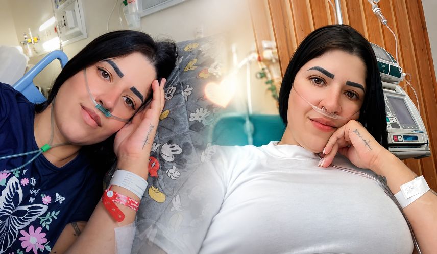 Aos 33 anos, Wilma vive com pulmões emprestados. O transplante é a chance dela de recomeçar