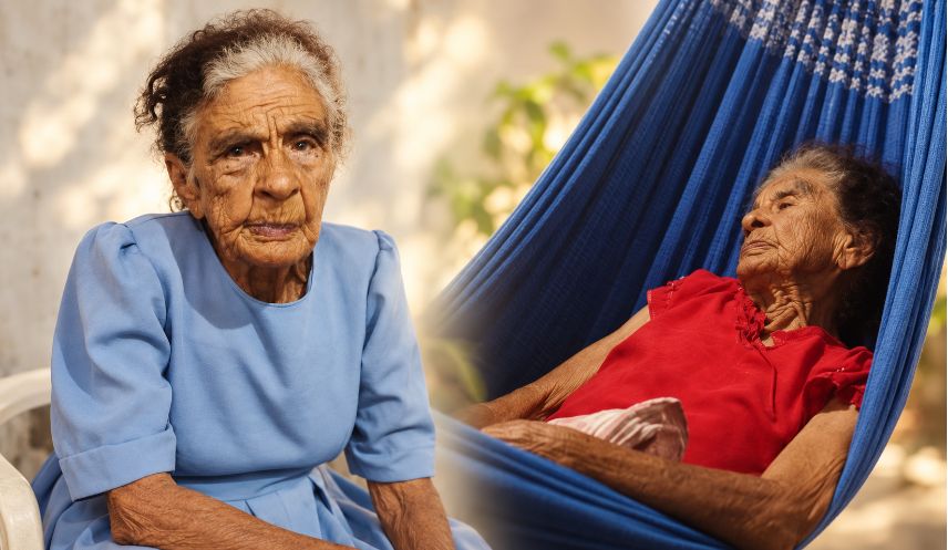 Aos 84 anos, com câncer e Alzheimer, Dona Creuza perdeu o único filho. Agora, a vizinha que a acolheu luta para que ela comece o tratamento